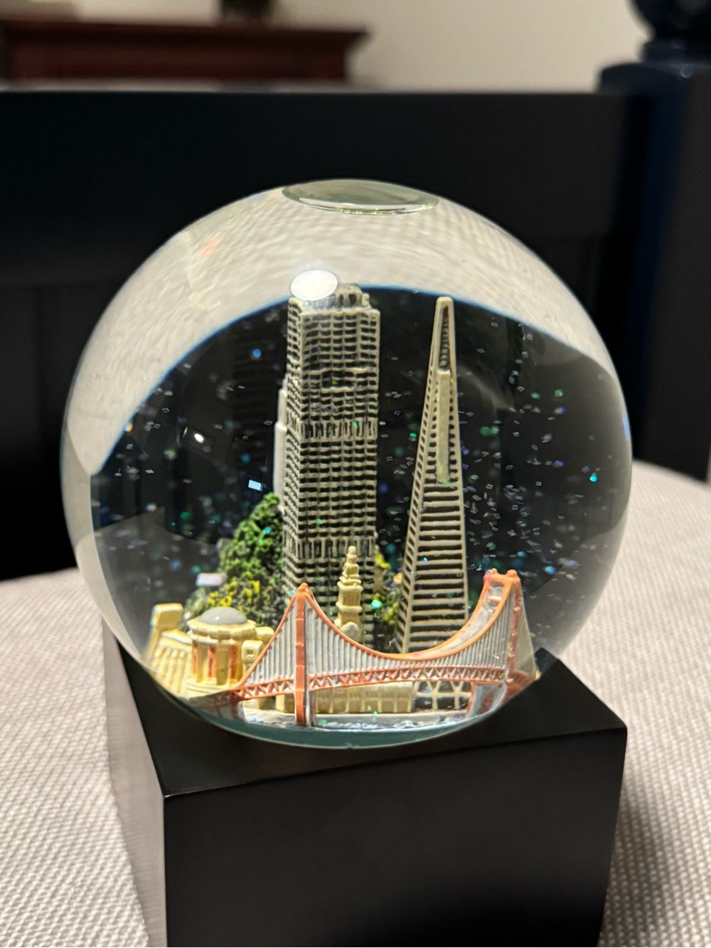 Saks 5th Avenue Musical Snow Globe- San Francisco